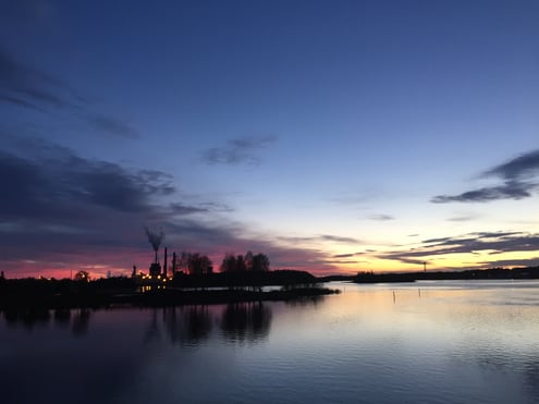 finland sunset
