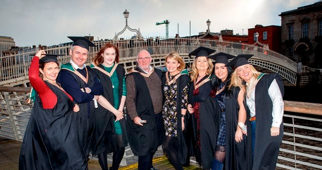 Photo of graduates in Dublin