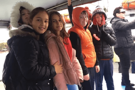 Young people enjoying their Erasmus project